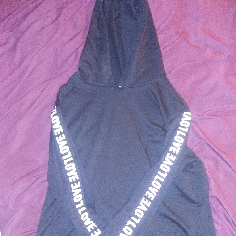 Black hoodie